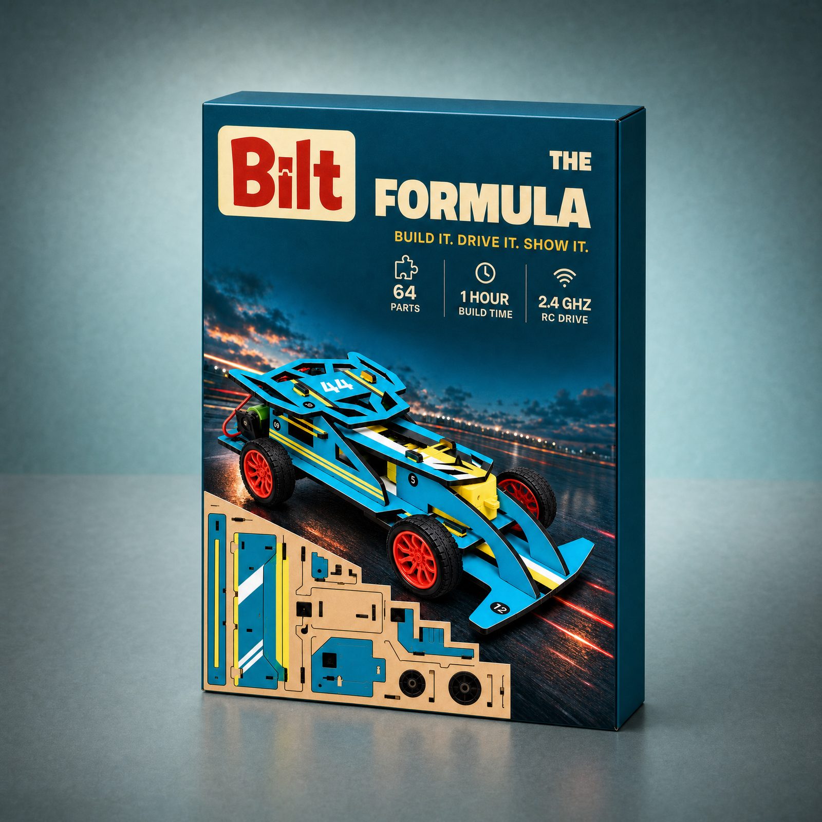 the Formula, in its box
