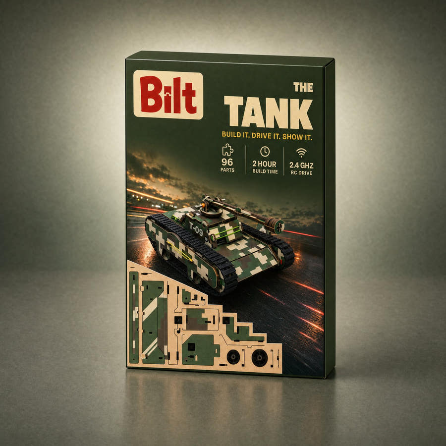 The Tank and its box